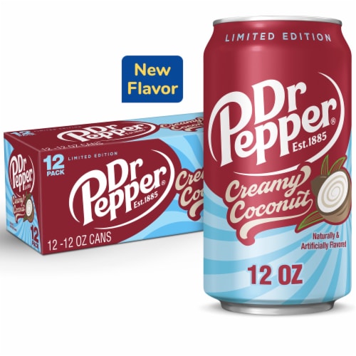 Dr Pepper Creamy Coconut Soda - Cream Ready