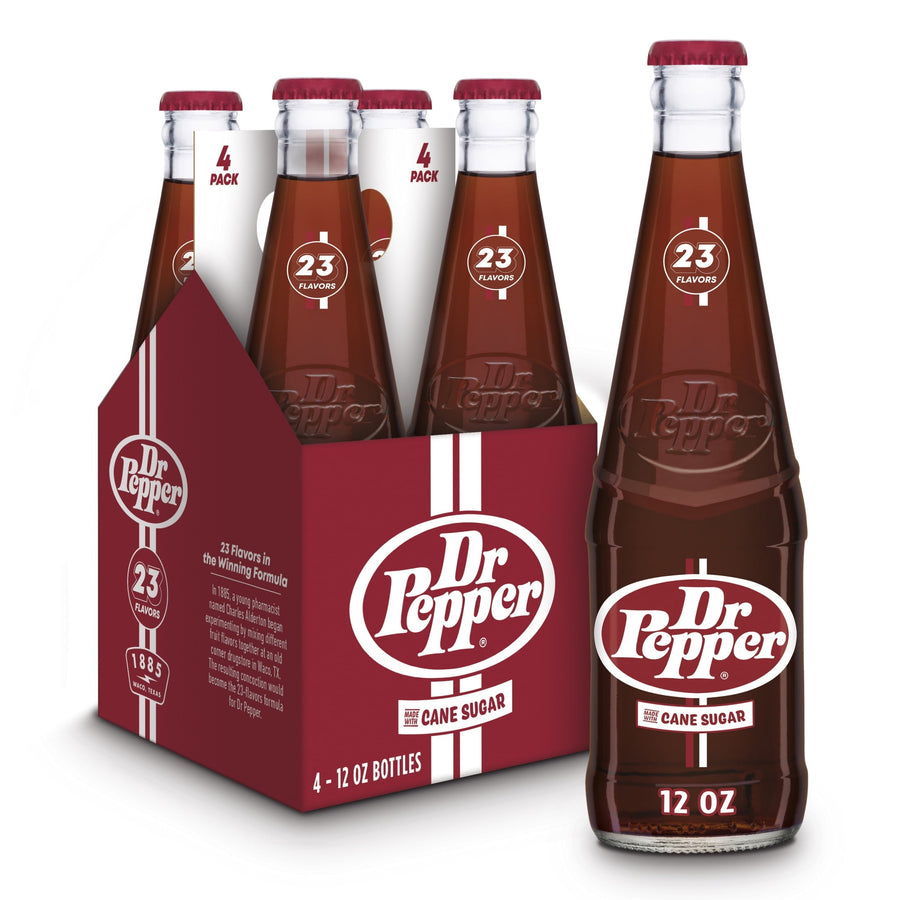 Dr Pepper Real Sugar Soda - Bold Cane